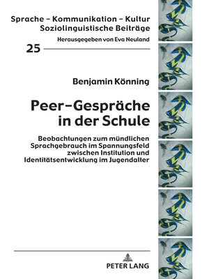 cover image of Peer-Gespraeche in der Schule